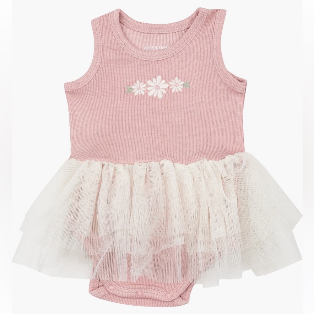 NWT Angel Dear Twirly Skirted Tank Bodysuit with Tutu